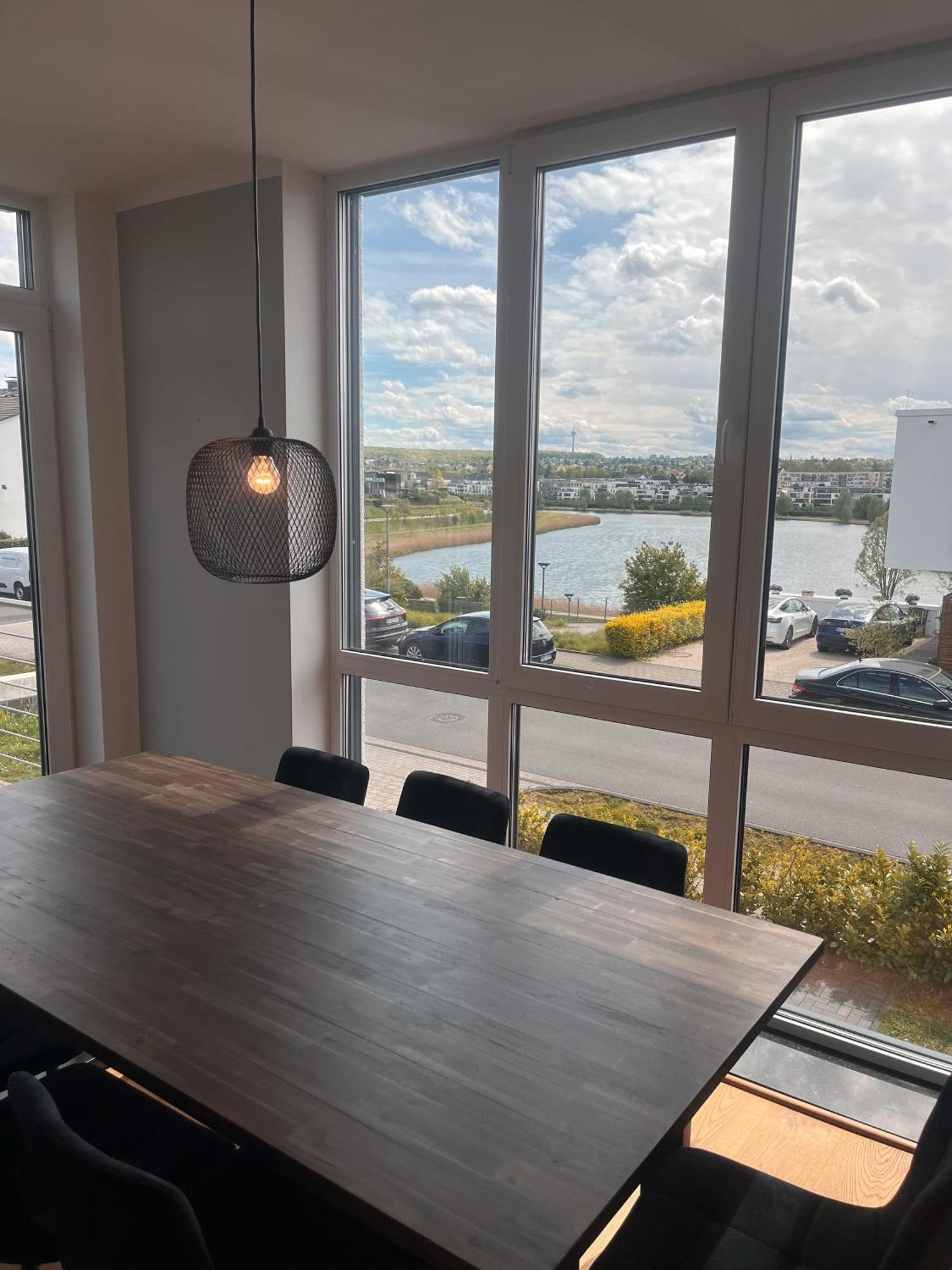 Haus Mit Panoramablick Auf Den Phoenixsee Dortmund Exteriör bild